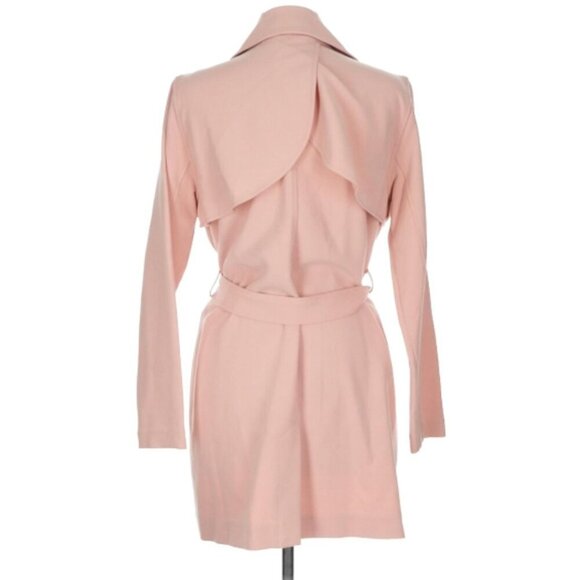 Abercrombie light pink double breasted trenchcoat with belt - Picture 6 of 6
